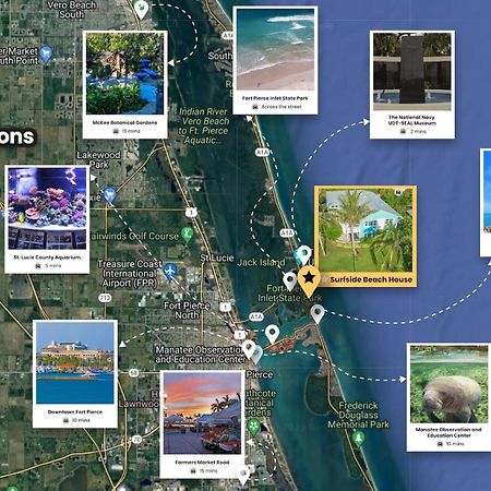 Fort Pierce - 2Bd,2Ba Tropical Surfside Retreat Екстер'єр фото